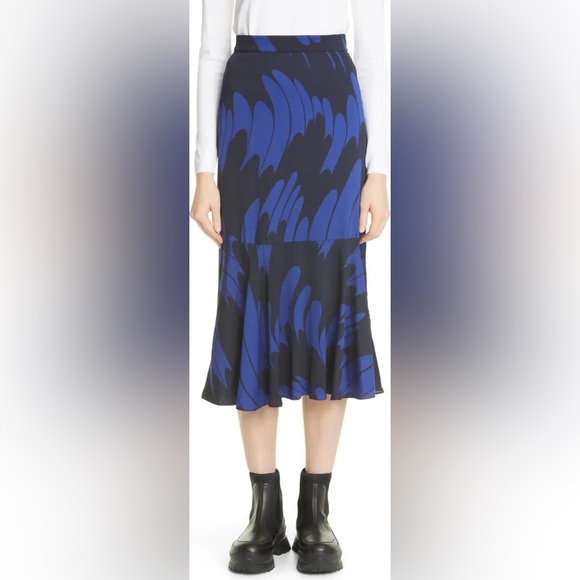 Stella McCartney Haya Ruffle Hem Pencil Peplum Skirt size 40 Orig $975 BNWT - Picture 1 of 7